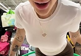 Melissa_crazy pussy added to bowels in public
